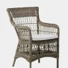 Marie Exterior Armchair - Antique Grey - White Cushion