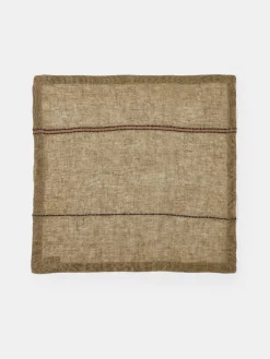 Marie Napkin - Bronze Stripe