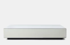 Mirror Block Coffee Table - Clear - 120 cm