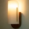 Modernist Timber Wall Lamp