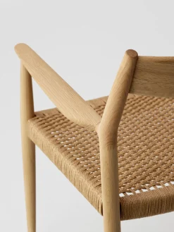 N-DC01 Armchair - Oak - Paper Cord Seat