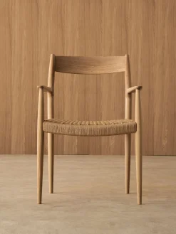 N-DC01 Armchair - Oak - Paper Cord Seat