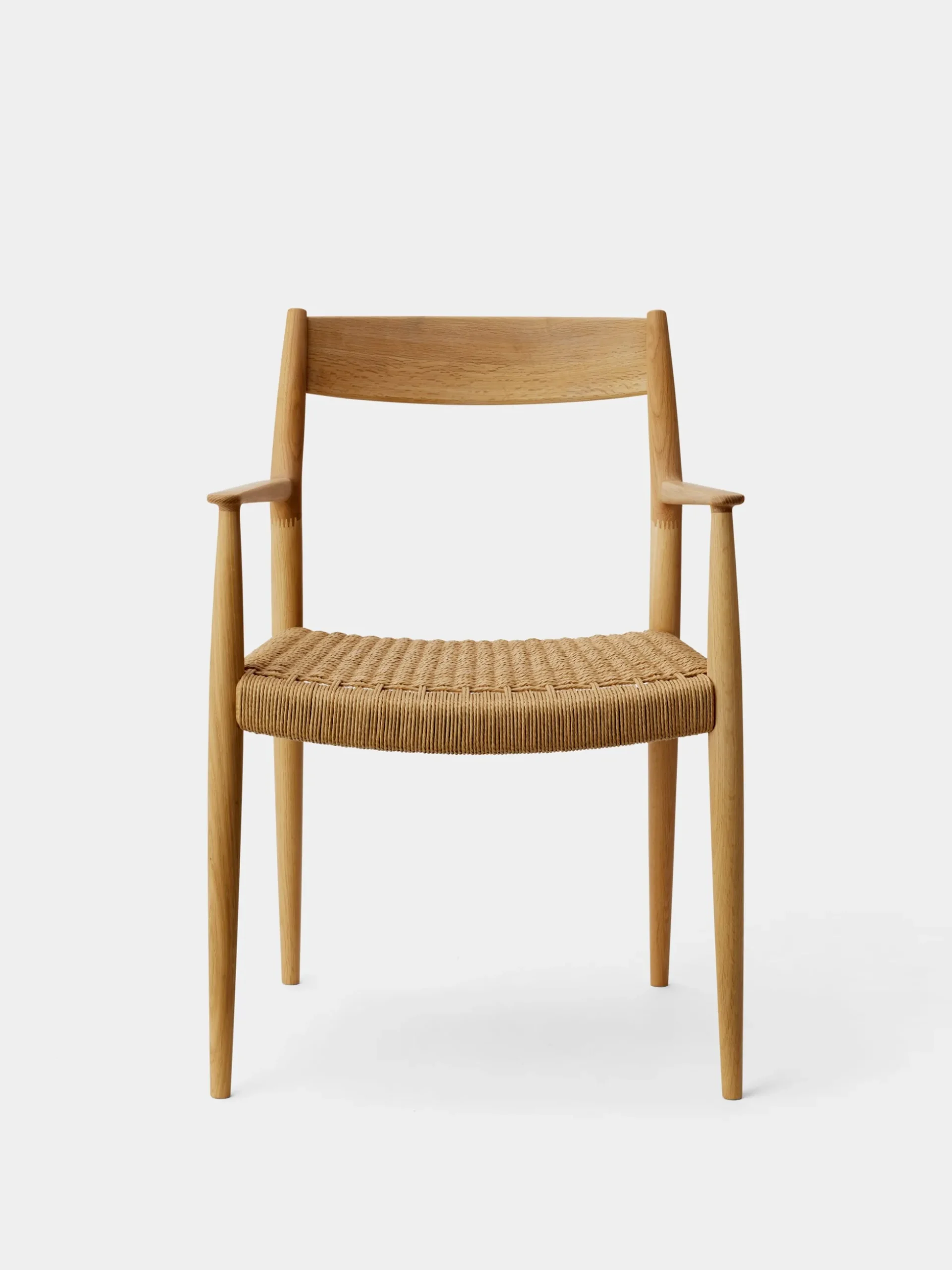 N-DC01 Armchair - Oak - Paper Cord Seat