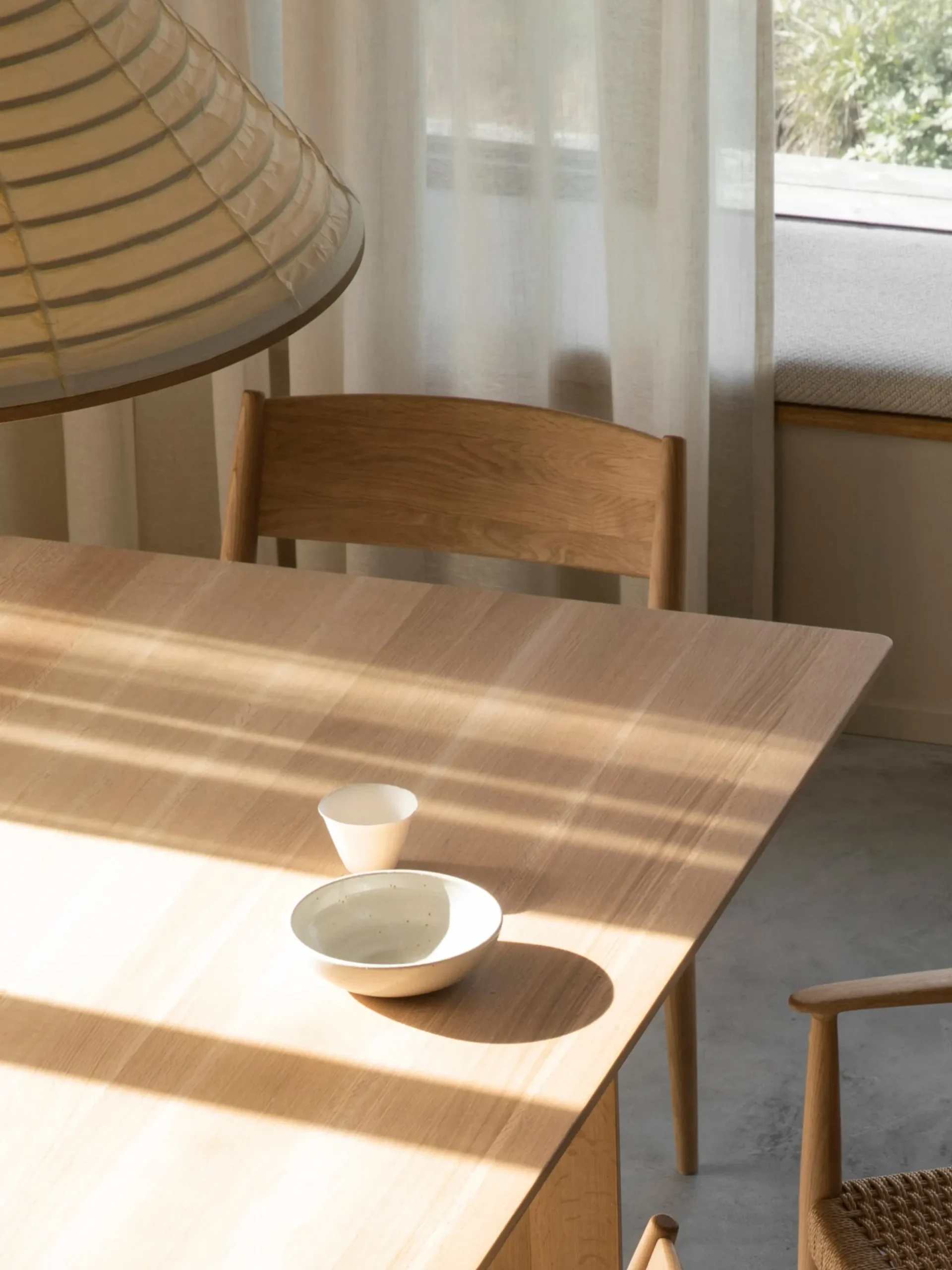 N-DC02 Chair - Oak - Paper Cord Seat