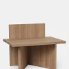 Oblique Stool - Oak