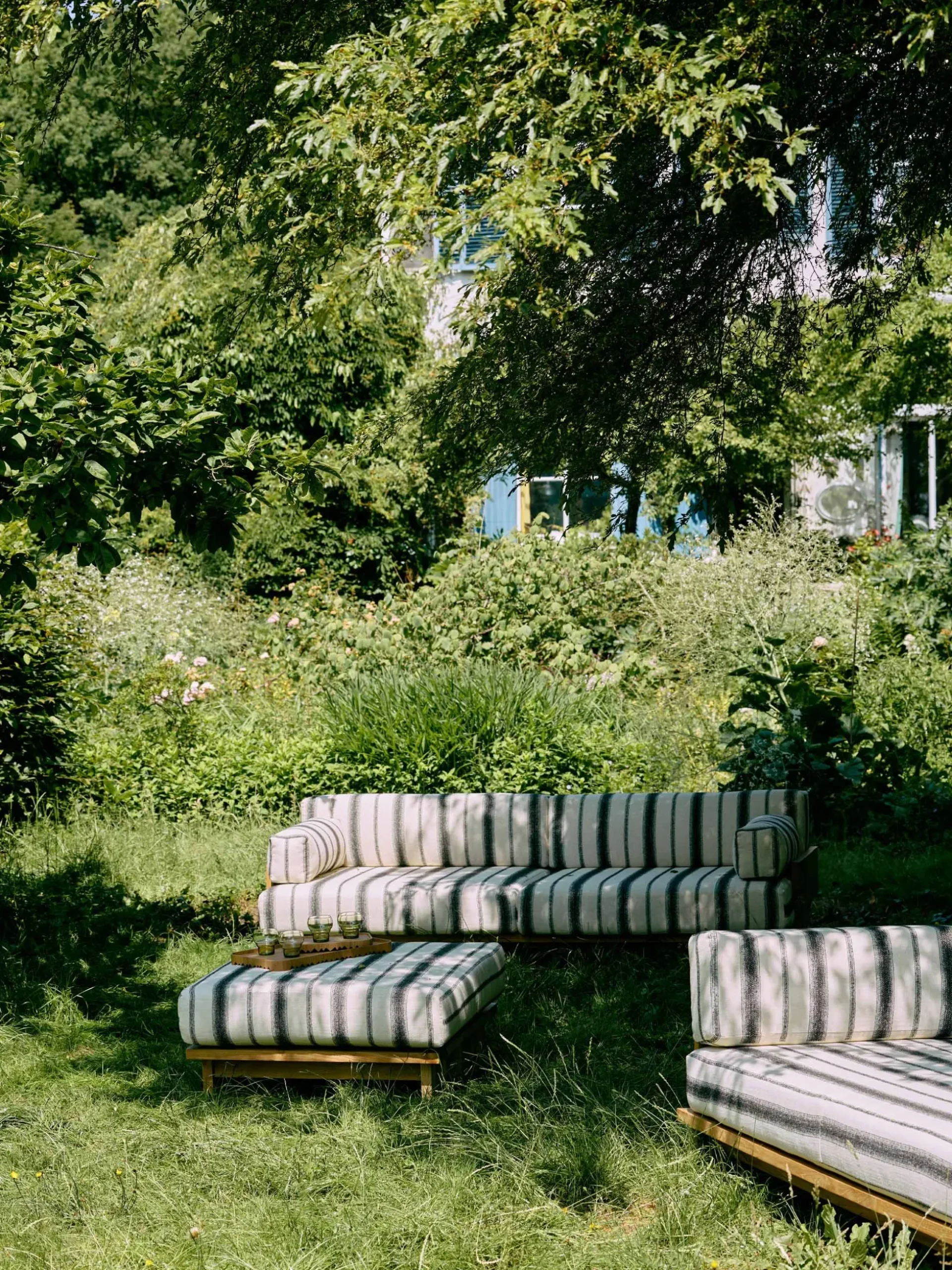Outdoor Pouf Teak