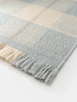 Plaid - Blue/Cream