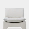 Retro lounge fauteuil - boucle cream