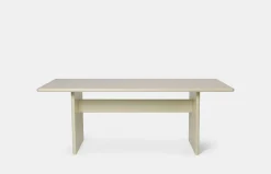 Rink Dining Table - Eggshell