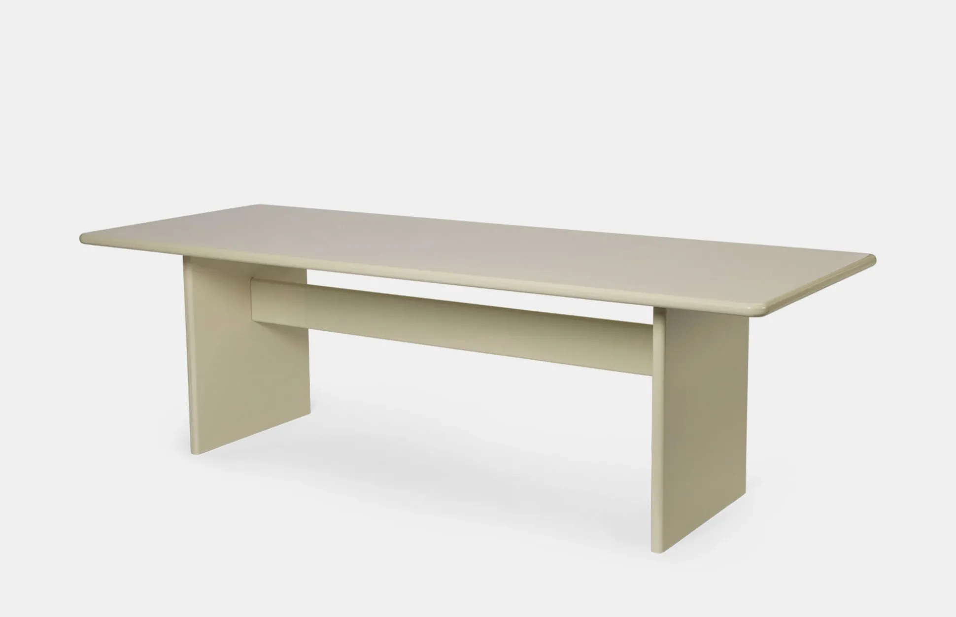Rink Dining Table - Eggshell