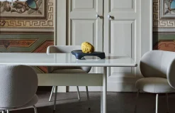 Rink Dining Table - Eggshell