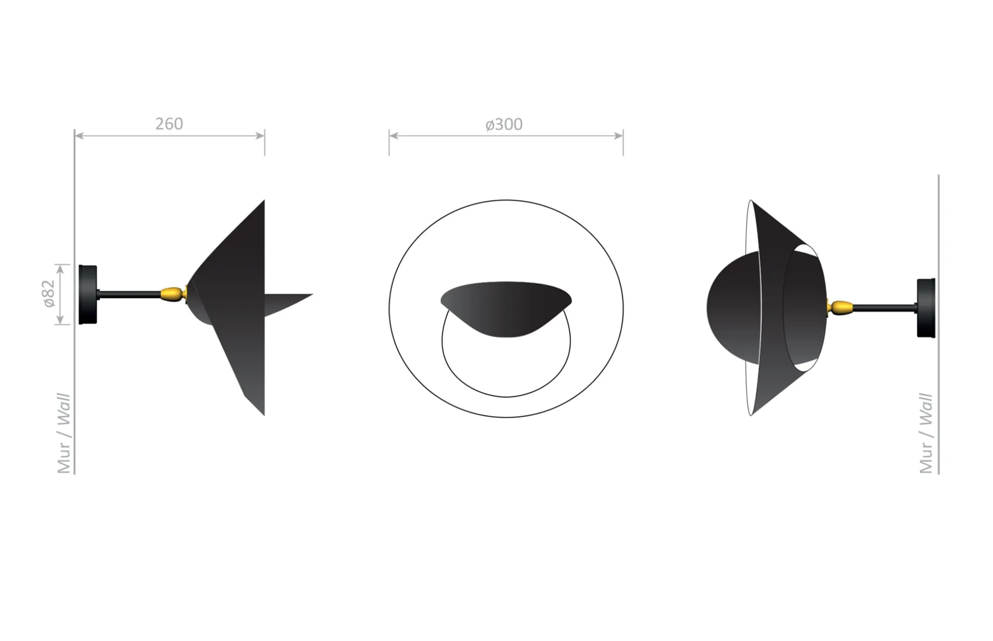 Saturn Wall Lamp