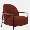 Sejour Lounge With Armrest - Walnut
