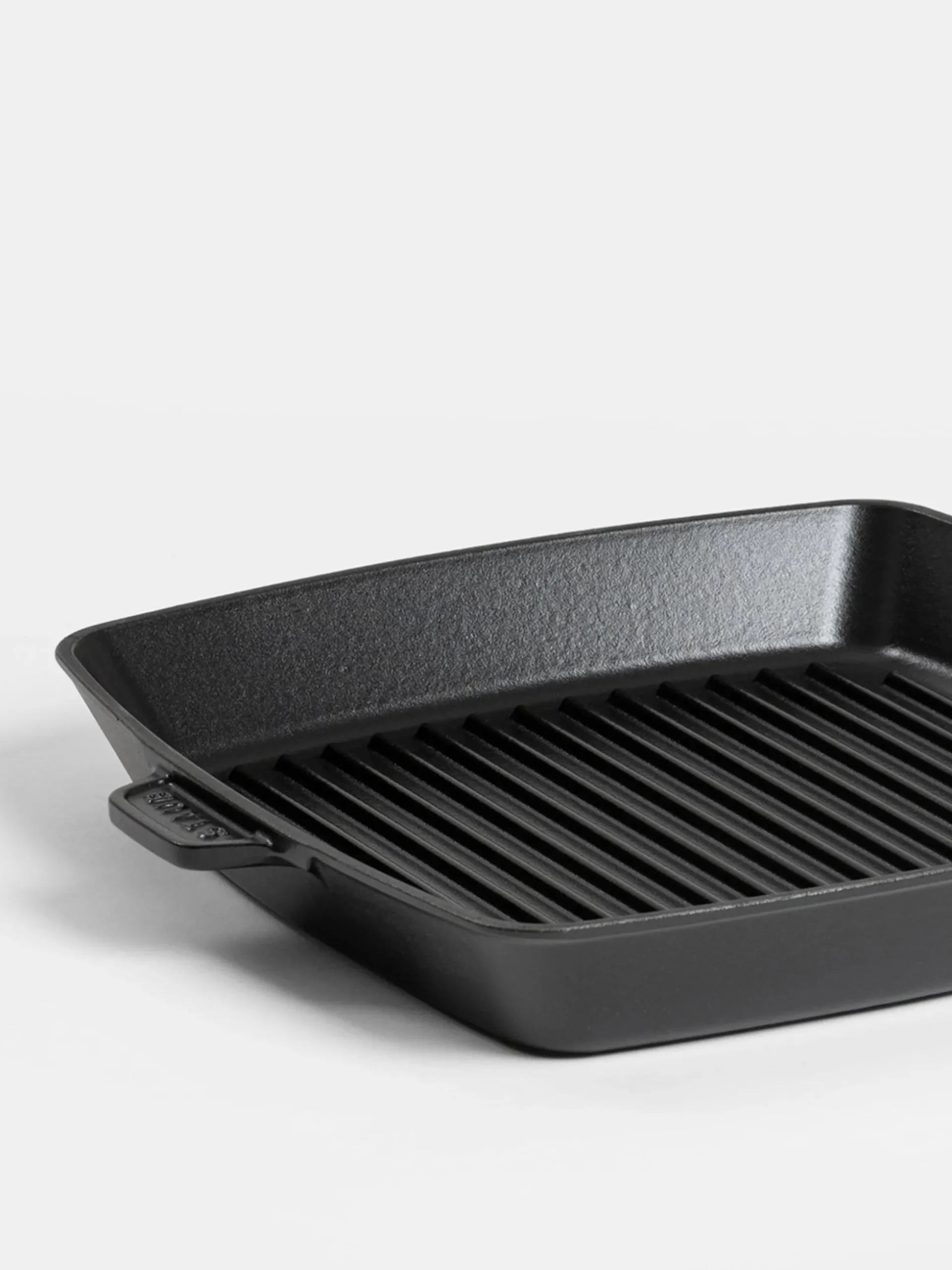 Square Cast Iron Grill Pan Black - 30 cm