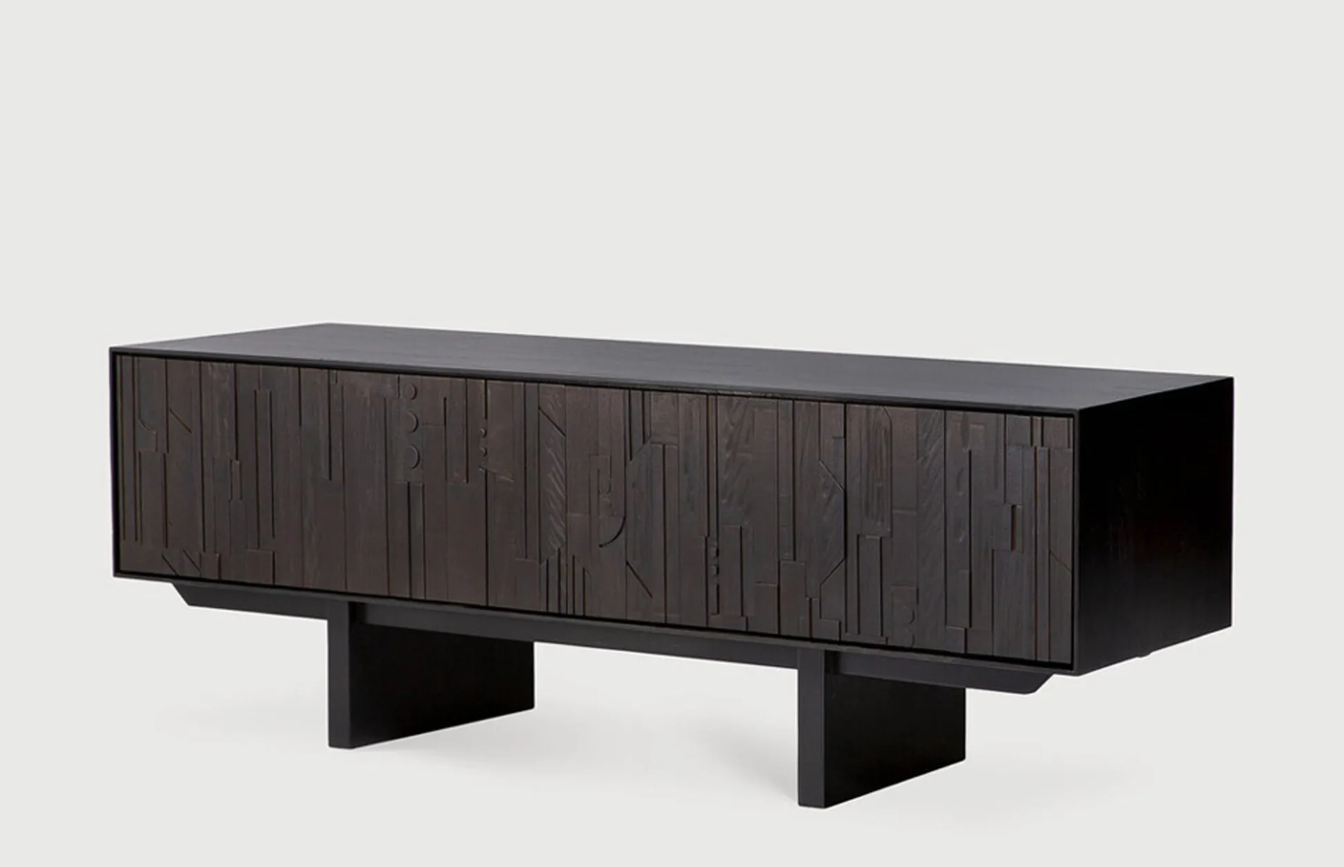 Teak Mosaic TV Sideboard