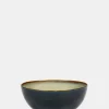 Terres de Rêves - Bowl Medium Misty Grey and Dark Blue