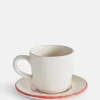 The Line - Coffee Cup with Saucer