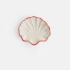 The Line - Shell Dish - Red Border