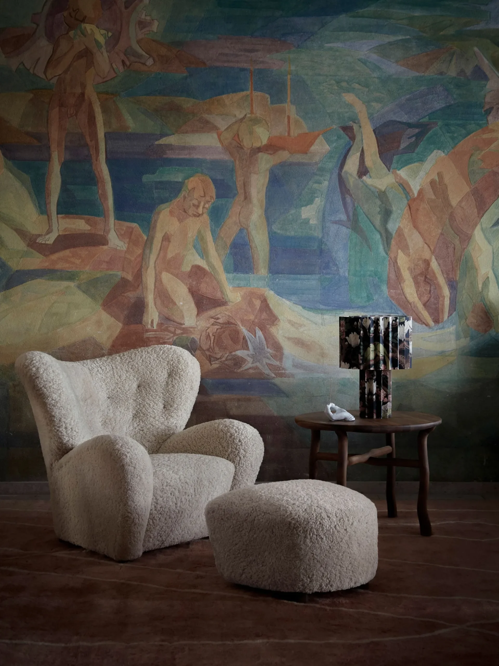 The Tired Man Armchair - Sheepskin