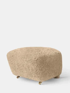 The Tired Man Footstool - Sheepskin