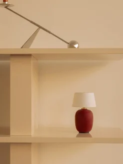 Torso Table Lamp Portable - Ruby