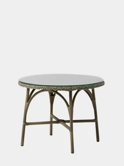 Victoria Exterior Café Table Round - Antique Grey