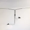 Wall Lamp with Four Rotating Straight Arms