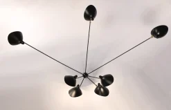 Wall Lamp with Seven Fixed Arms