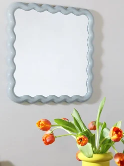 Zigzag Mirror - Mist
